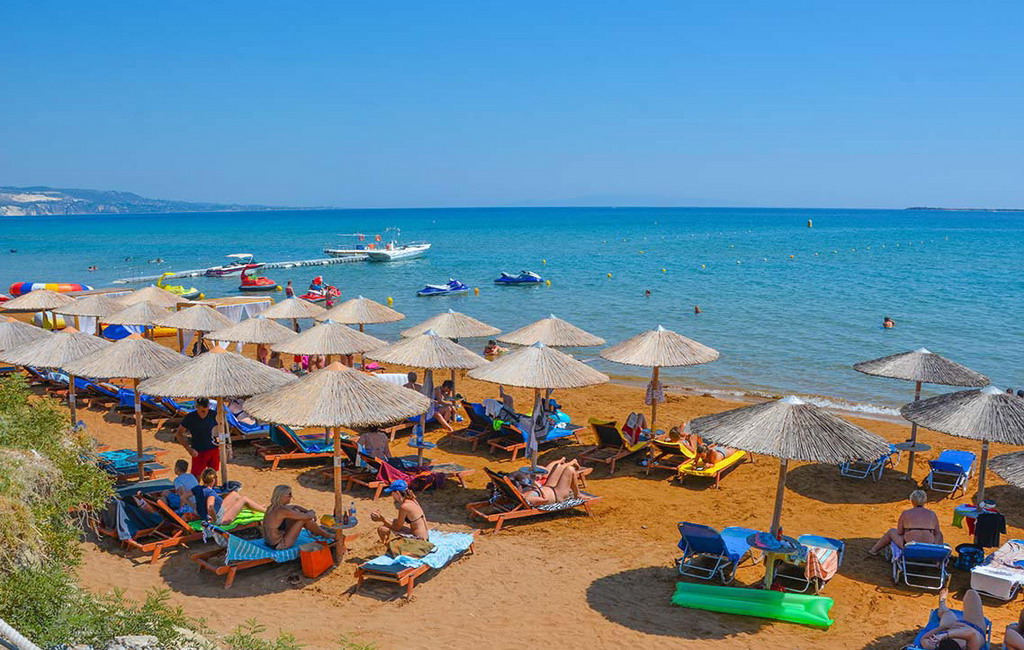  Plaža Ksi na ostrvu Kefalonija 